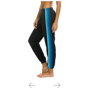 Aviator Nation 5 stripe sweatpants